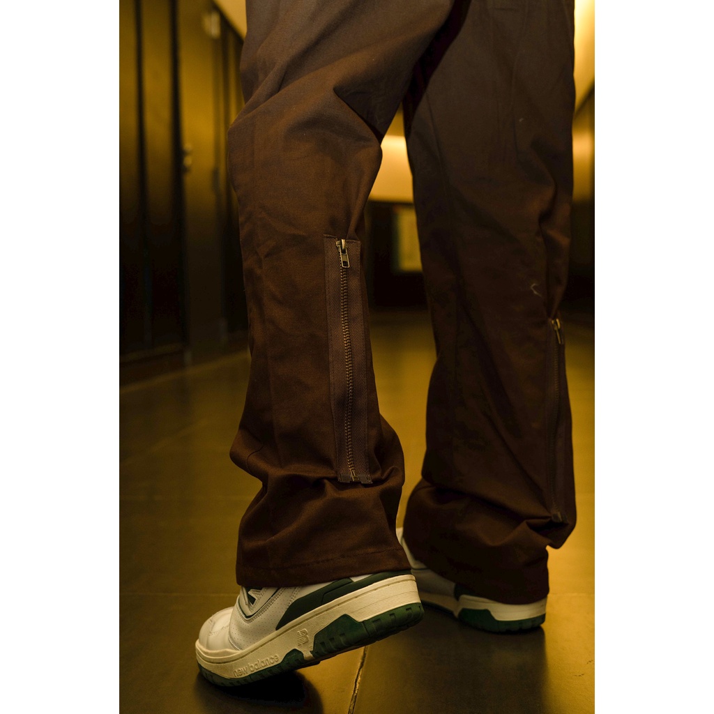 Quần Double Knee Kaki, Khoá Kéo PLAYAZ