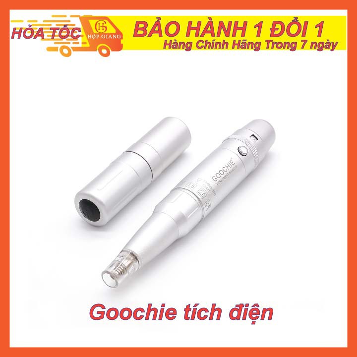 Máy xăm tích điện GOOCHIE M9 PERMANENT MAKEUP KIT TAIWAN có cốp kim loại xách tay chắc chắn, chỉnh được kim và tốc độ