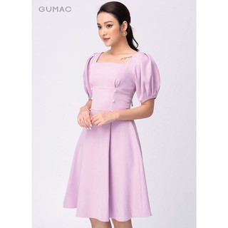Đầm xòe cổ vuông GUMAC DA10214