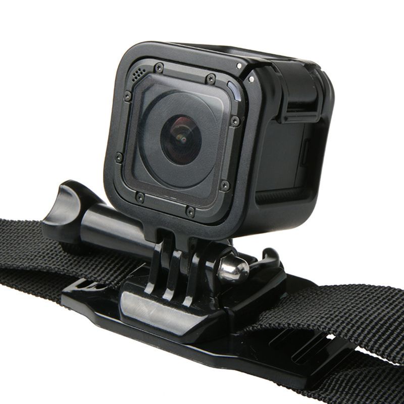 Dây đai cố định gắn mũ bảo hiểm cho camera thể thao gopro có thể tái sử dụng dùng đi xe đạp leo núi