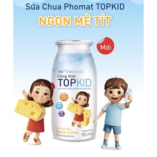 Chai sưa chua uống TH truemilk vị Phomat tự nhiên 90ml(48 chai)