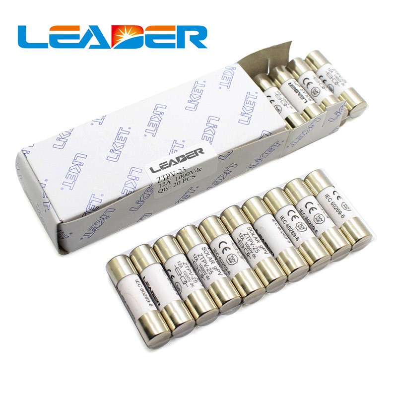 Ruột Cầu chì 1000V DC 5A,10A,12A,15A, 20A 30A LEADER