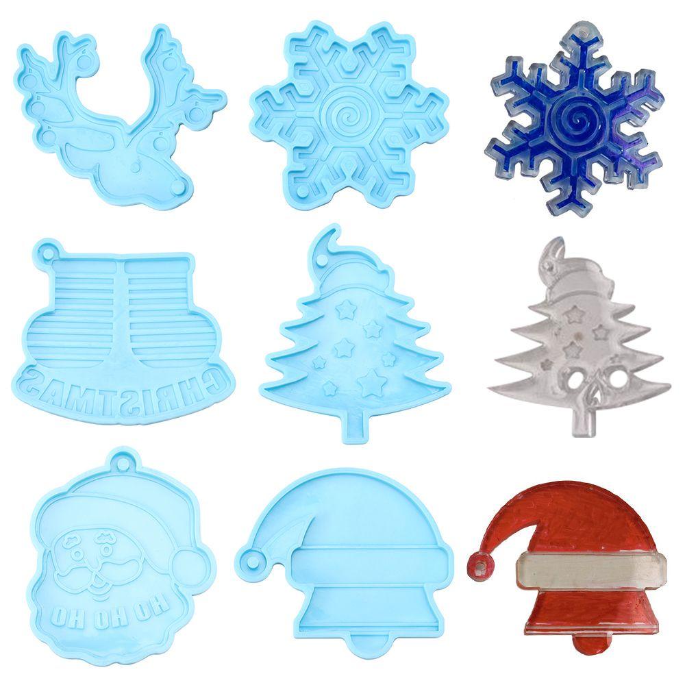 Khuôn Làm Móc Khóa Tạo Hình Chủ Đề Giáng Sinh