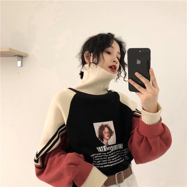 Áo Sweater nỉ phong cách Hong Kong cổ điển Hot trend 2021 | BigBuy360 - bigbuy360.vn