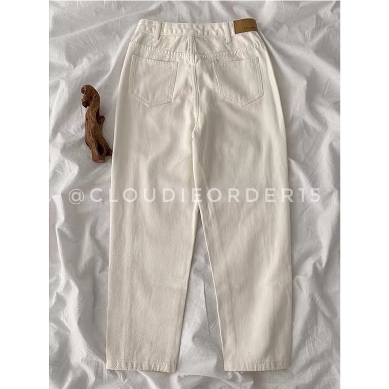 Quần Jean Baggy Ống Suông Nhiều Màu Retro Quảng Châu CLC