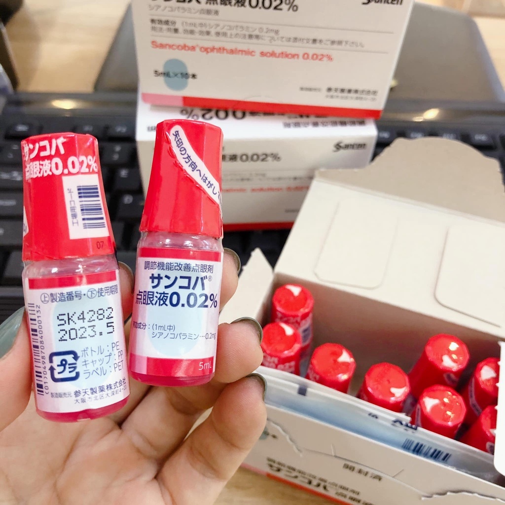 Nhỏ mắt cận thị Sancoba Nhật Bản 5ml