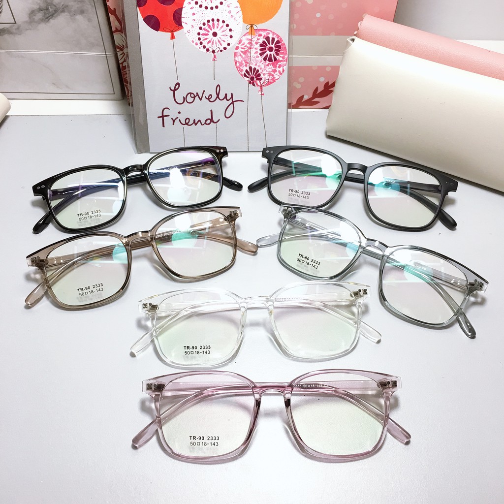 [Mã SKAMCLU7 giảm 10% cho đơn từ 0Đ] Gọng kính vuông 2333 nhận cắt mắt cận viễn loạn | BigBuy360 - bigbuy360.vn