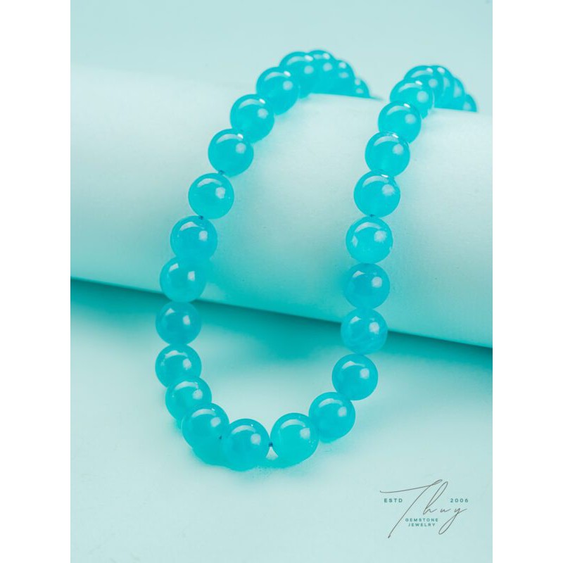 Chuỗi vòng tay làm trang sức Amazonite-Loai-A