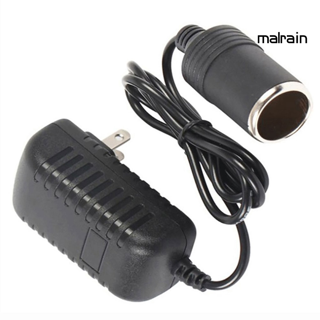 Dây Cáp Chuyển Đổi Tẩu Sạc Từ ABS 220V Sang 12V Cho Xe Hơi Tiện Dụng