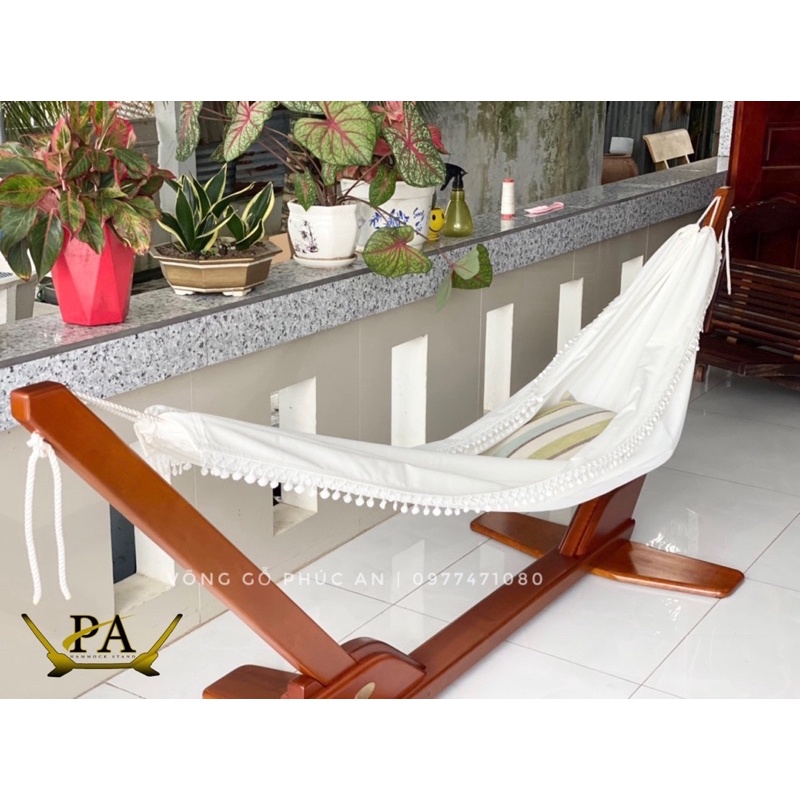 VÕNG VẢI KAKI CÓ REN CAO CẤP