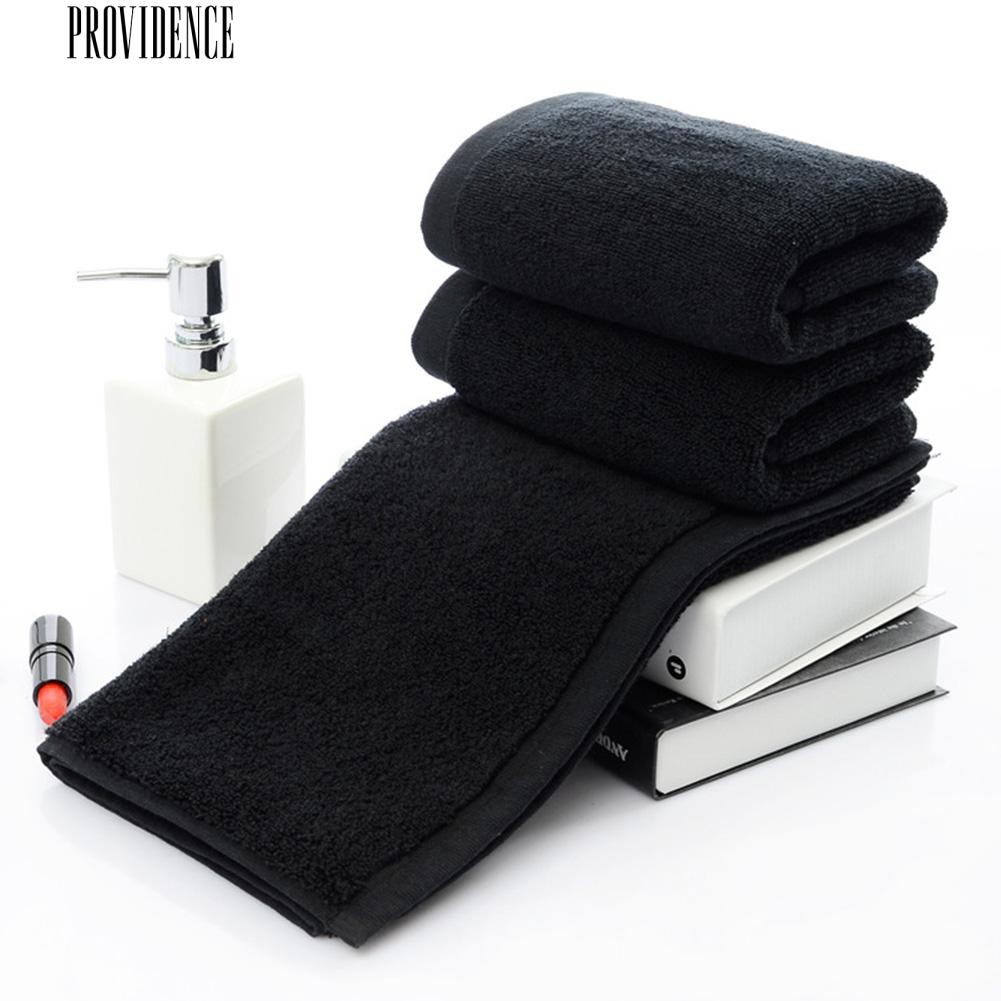 Khăn Tắm Chất Liệu Cotton Màu Đen Thân Thiện Với Môi Trường Có Thể Được 21 Sợi