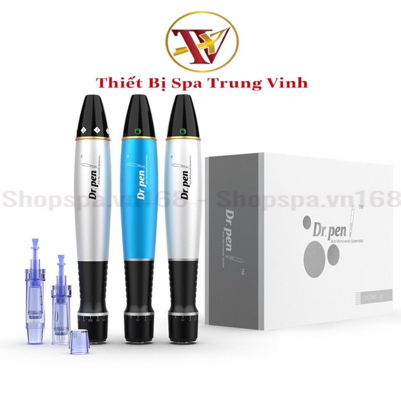 [ Dr.Pen Tích điện &amp; Không Tích điện ] Máy phi kim , cấy phấn, cấy tảo Dr.pen A1