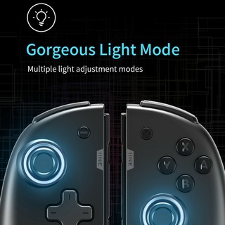 Tay cầm IINE Nintendo Switch có Wake up Controller Black As Joycon Auto Fire Mapping Function