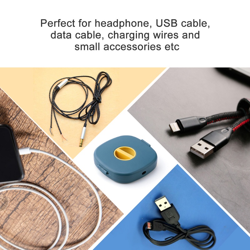 Set 3 Dụng Cụ Sắp Xếp Dây Cáp Gọn Gàng 3 Màu Tùy Chọn Linh Hoạt Sắp Xếp Gọn Gàng Cho