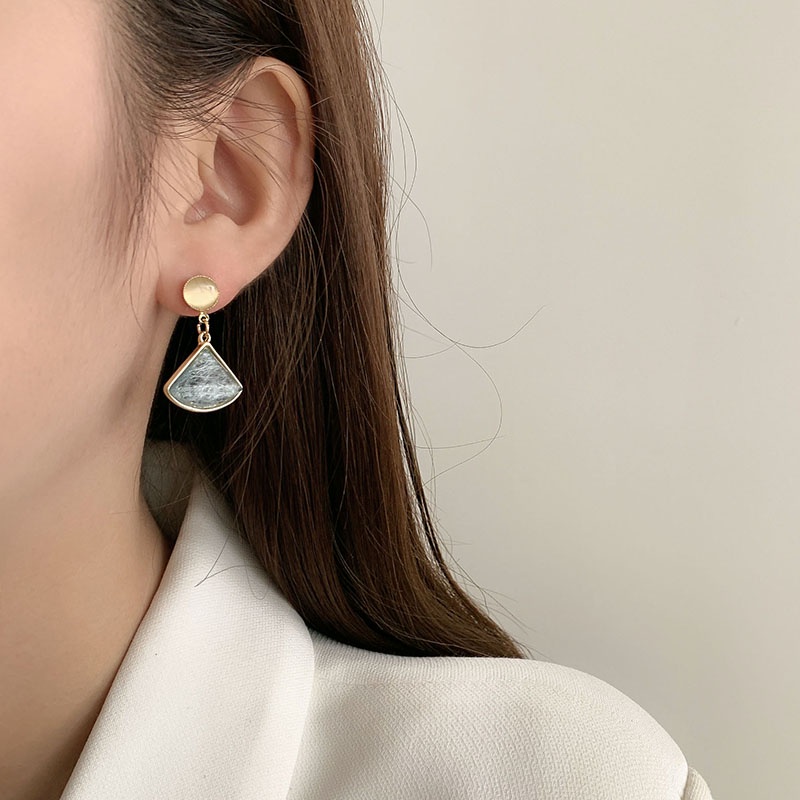 Bông Tai Mạ Bạc 925 Đính Ngọc Trai Dễ Thương