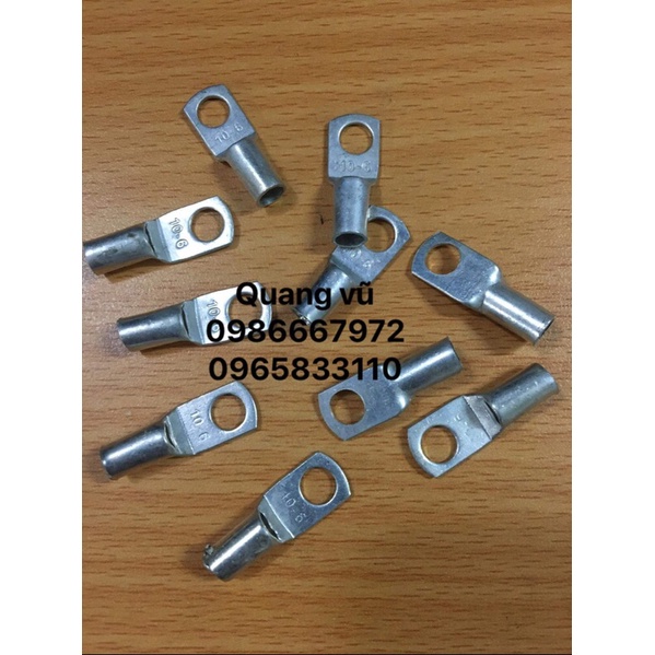 Combo 10 đầu cos SC 10-6 đồng mạ kẽm