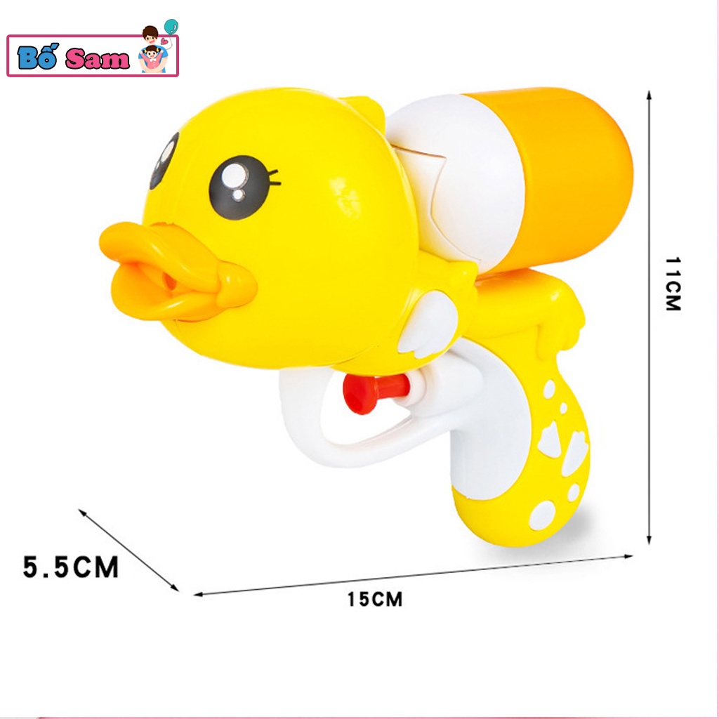 Súng nước hình con vịt đồ chơi an toàn vui nhộn cho bé Shop Bố Sam