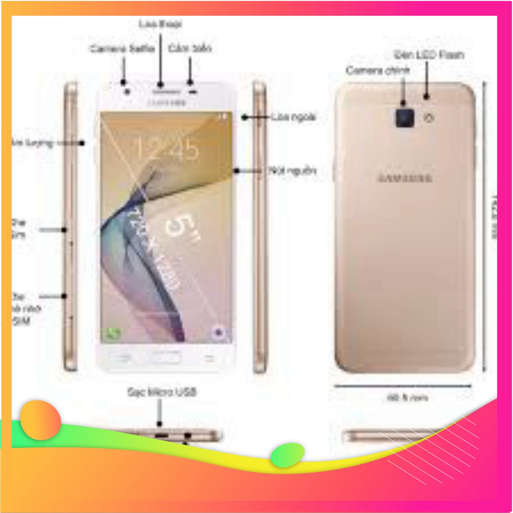 SIÊU SALE điện thoại Samsung Galaxy J5 Prime 2sim ram 3G/32G mới Chính Hãng - Bảo hành 12 tháng SIÊU SALE