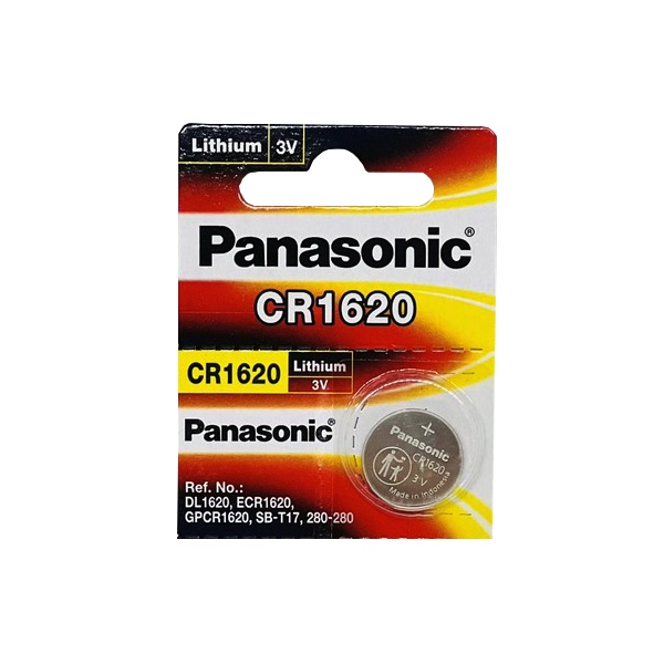 Pin CR1620 Panasonic lithium 3V vỉ 5 viên chính hãng