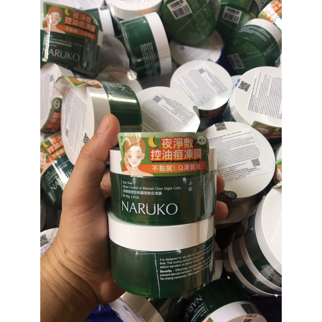 (Có sẵn) Mặt nạ ngủ NARUKO trà tràm ( Bản Đài Loan)