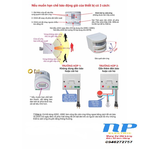 Báo động hồng ngoại độc lập Kawasan KW-I226B