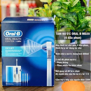 Tăm Nước Oral-B OxyJet MD20