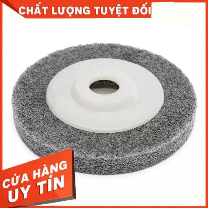 Miếng Trà Nhám Đánh Bóng Đĩa Kim Loại 4 inch 100mm Xám Sợi Rối