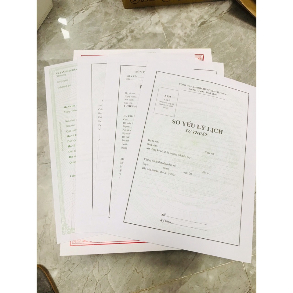 Combo 5 bộ Hồ sơ xin việc Cao Cấp Phúc Thịnh