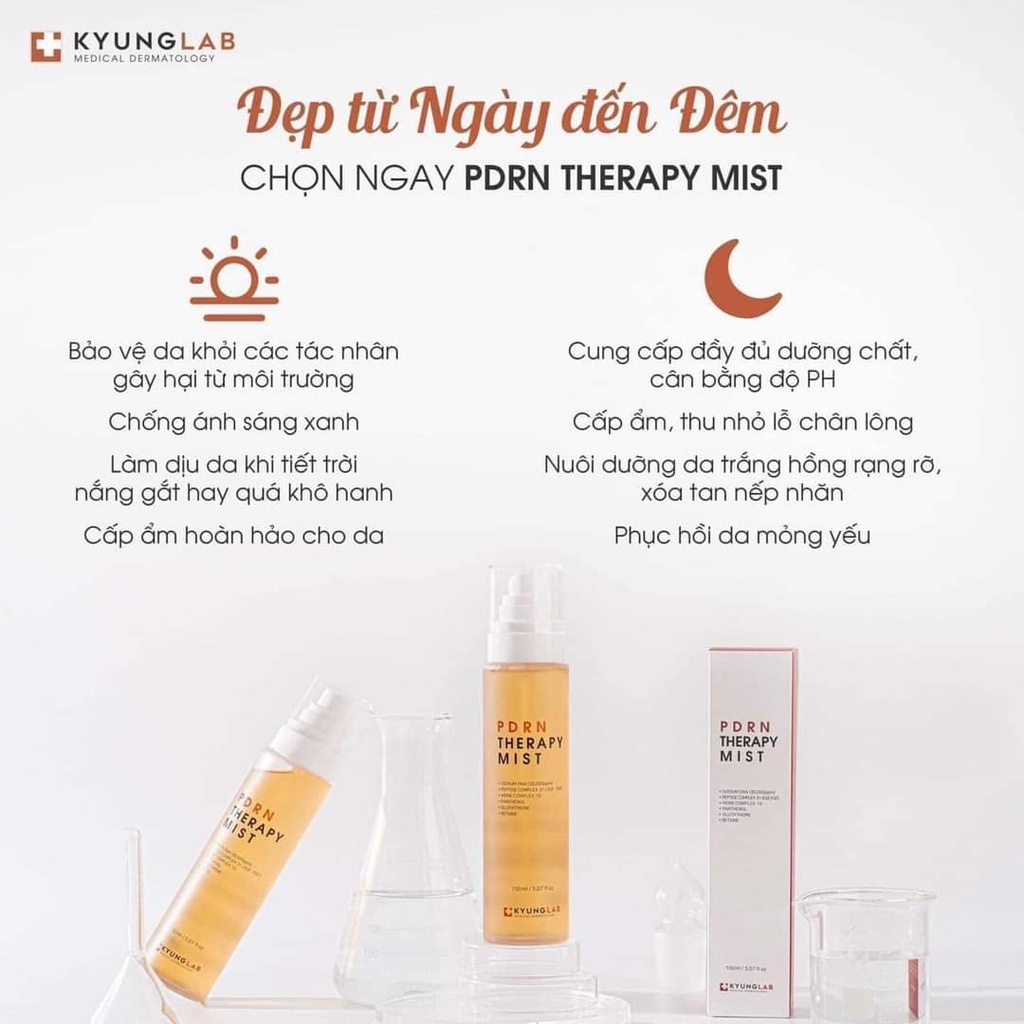 Xịt khoáng dưỡng ẩm KYUNG LAB PDRN THERAPY MIST 150ml chính hãng