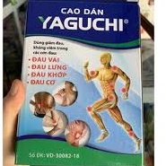 Cao Dán Thảo Dược Giảm Đau  Yaguchi TaTra .Hộp 20 gói(1 gói 5 miếng)