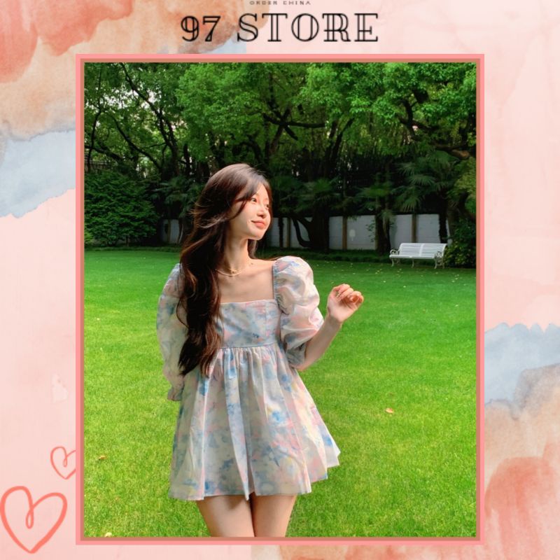HÀNG MỚI | ĐẦM BABYDOLL NGẮN TAY PHỒNG UZLLANG