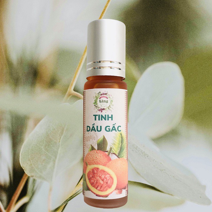 Lăn dưỡng môi tinh dầu gấc nguyên chất thơm xịn (lọ 10ml)
