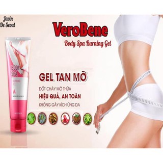 Gel tan mỡ toàn thân cao cấp Verobene Body Spa Burning Gel