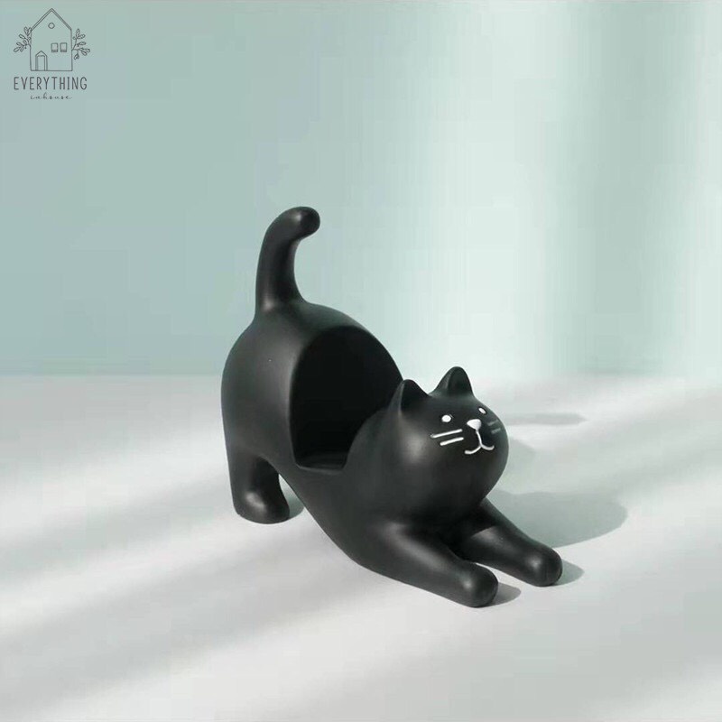 Gác điện thoại hình mèo nghệ thuật