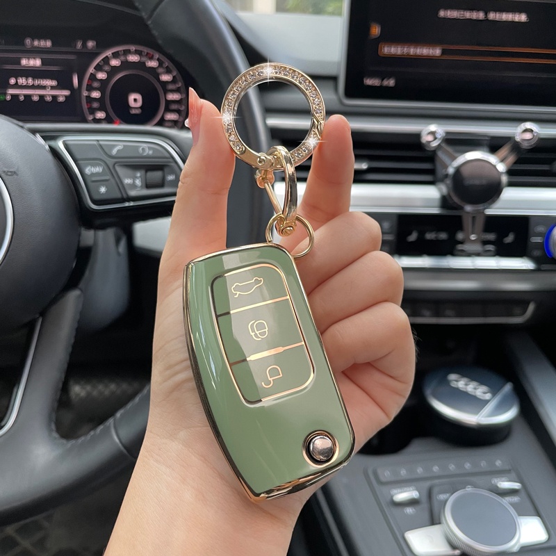 Vỏ Bọc Chìa Khóa Xe Hơi Ford Fiesta Focus 2 Ecosport Kuga Escape Falcon B-Max C-Max Eco Galaxy