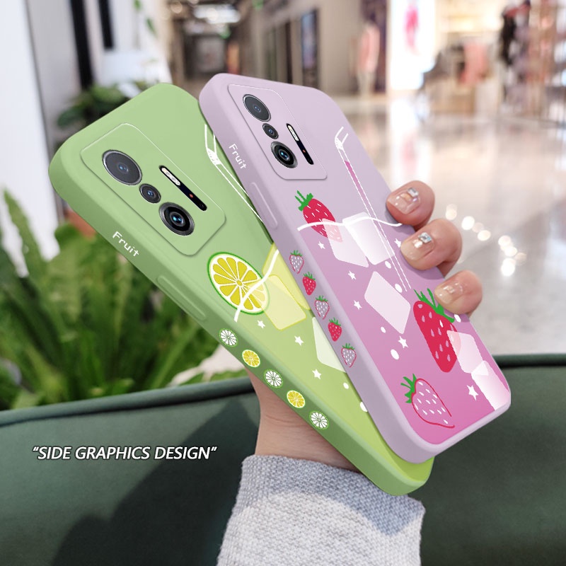 Ốp Điện Thoại Họa Tiết Nước Uống Mùa Hè Cho xiaomi mi 13t 12t 11t 10t pro lite mi 9t pro