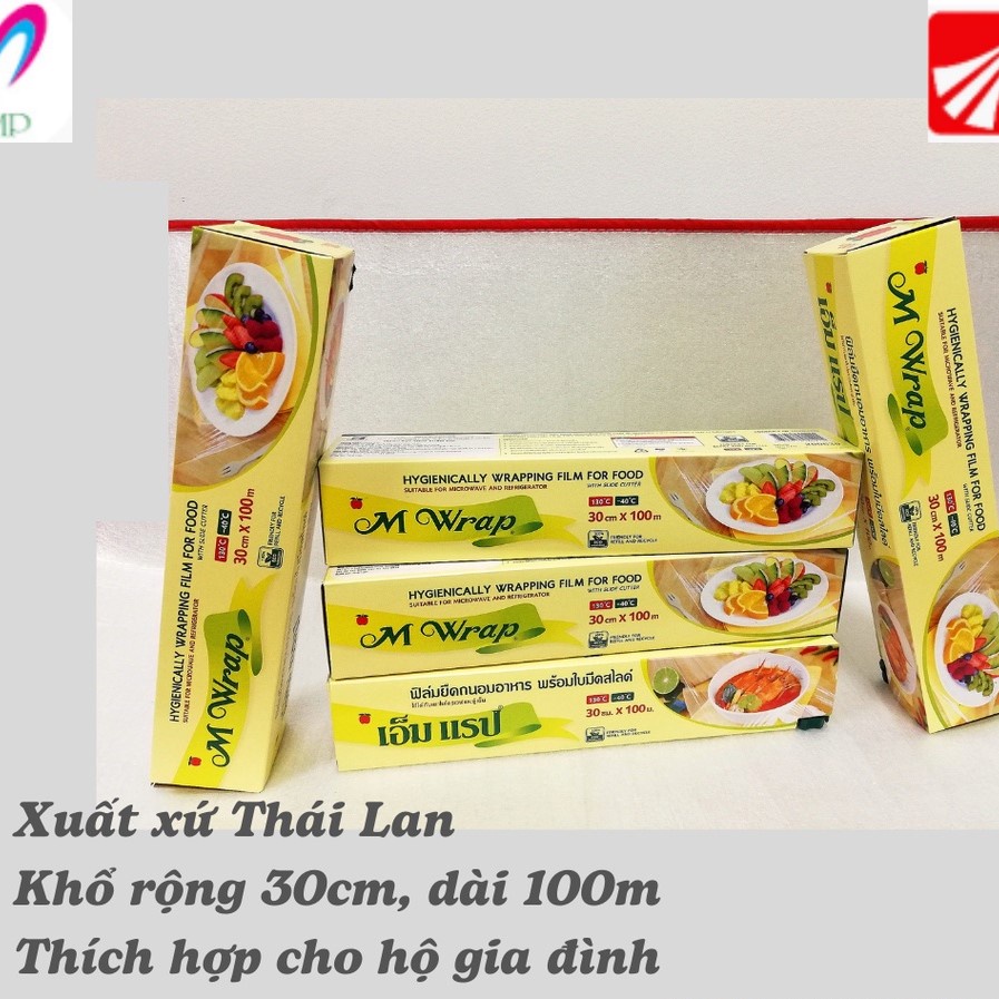 Màng bọc thực phẩm M Wrap 30cm x 100m