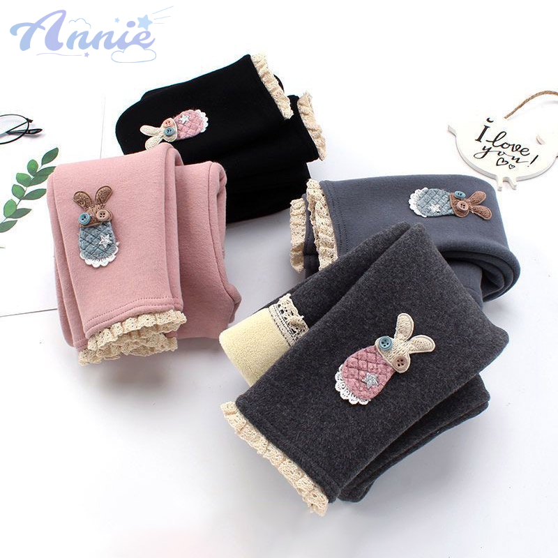 Quần Legging cotton Giữ Ấm Phong Cách Phương Tây Thời Trang Thu Đông Cho Bé Gái