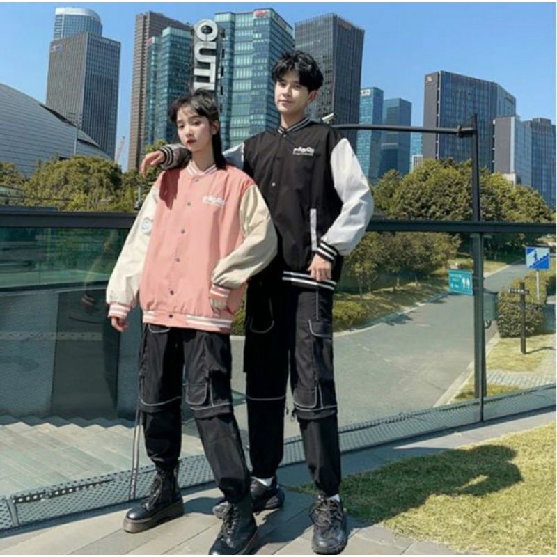Áo khoác bóng chày Badge bomber phong cách hàn quốc chuẩn 2021 | BigBuy360 - bigbuy360.vn