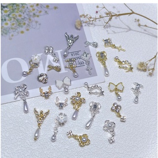 Các mã charm nơ trang trí nail