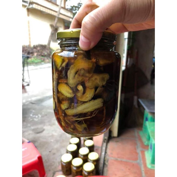 500g tam thất tươi ngâm mật ong