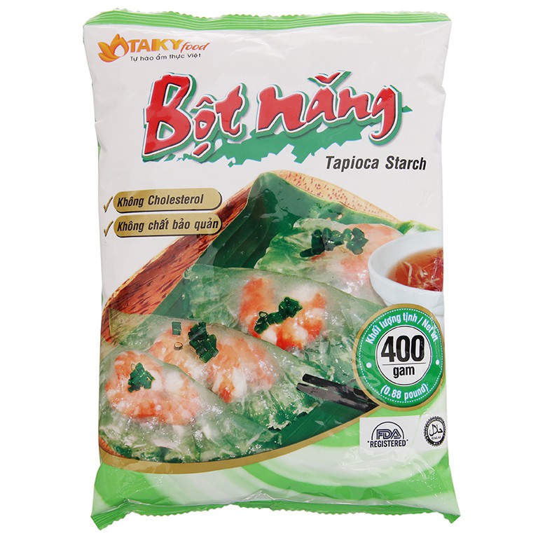 Bột năng Tài Ký gói 400g tinh chế từ củ khoai mì