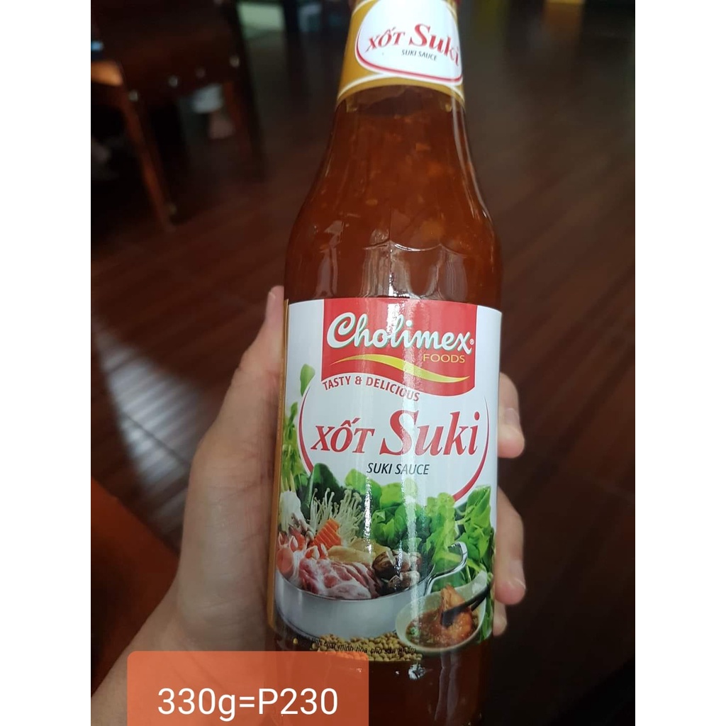 Xốt Suki Cholimex 330G sốt chấm chuyên biệt dành do những món hải sán nướng, xào, chiên giòn