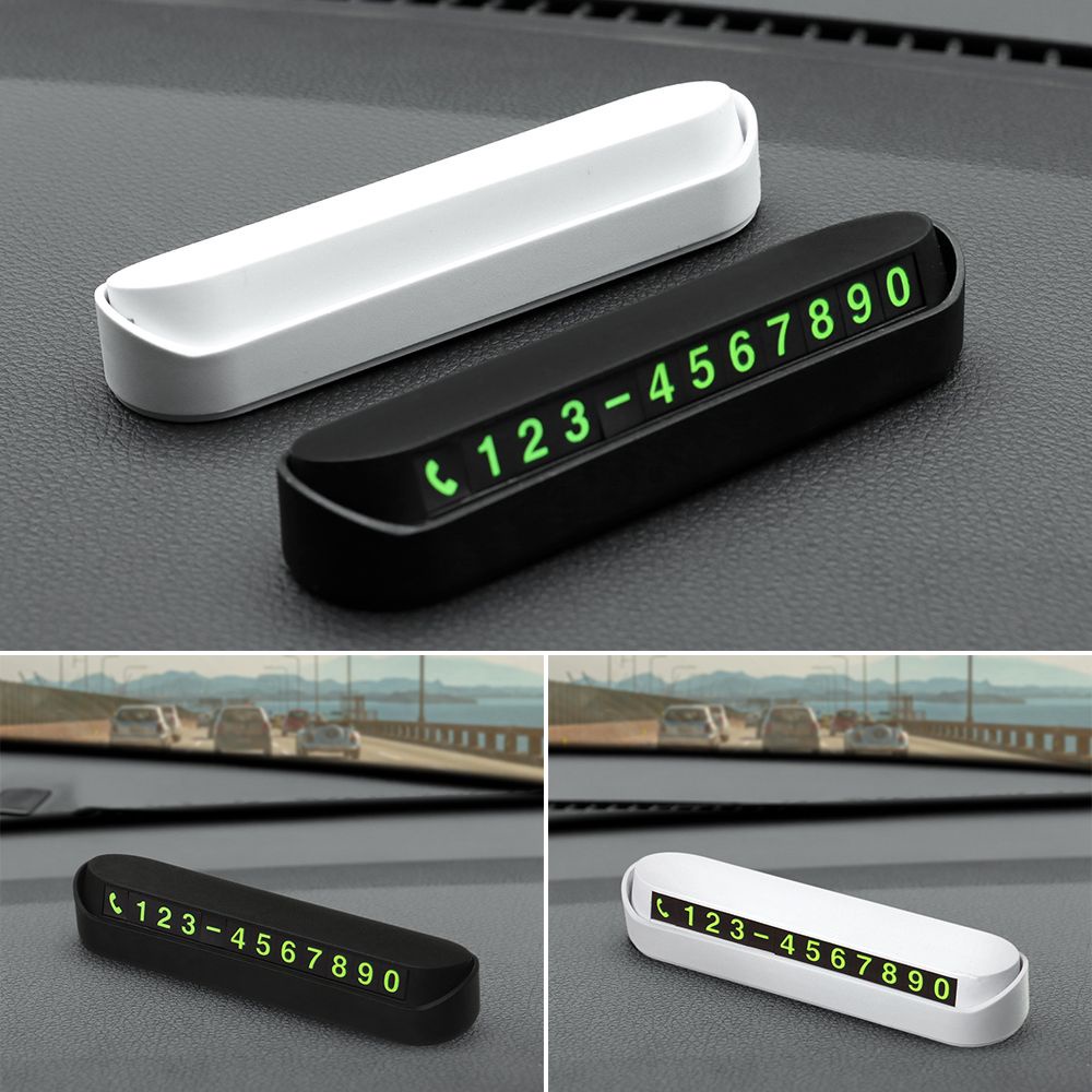 Thẻ số điện thoại đậu xe hơi tạm thời nhiều màu sắc tùy chọn