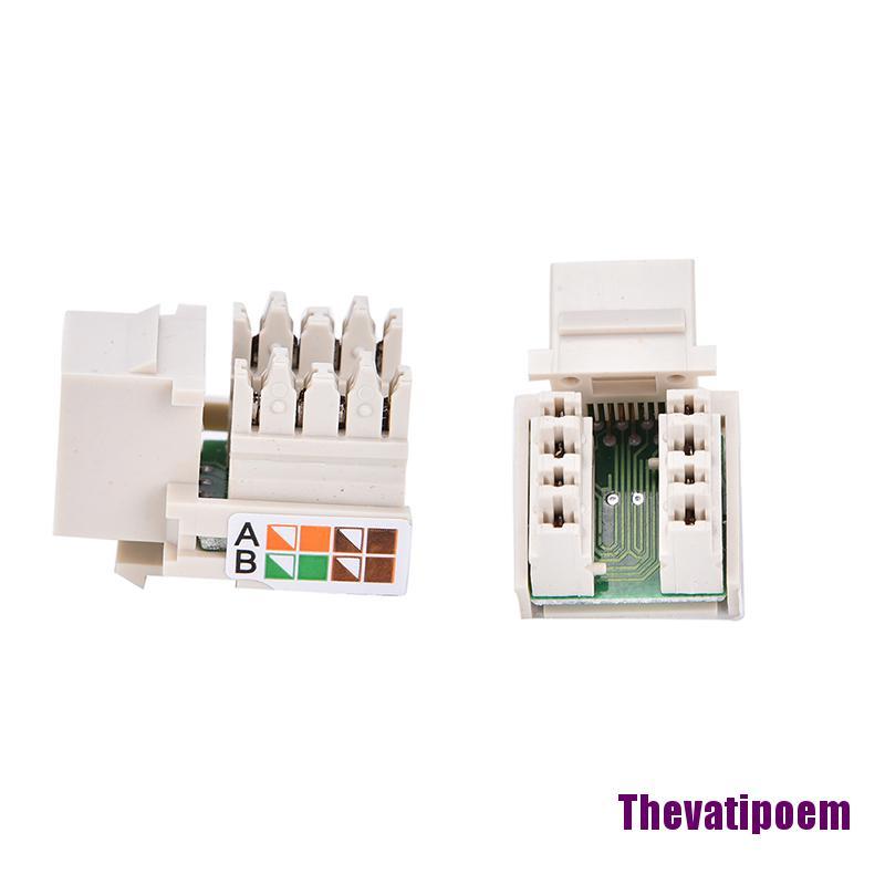 Ổ Cắm Mạng Cat5 Rj45 Cat5 Màu Trắng