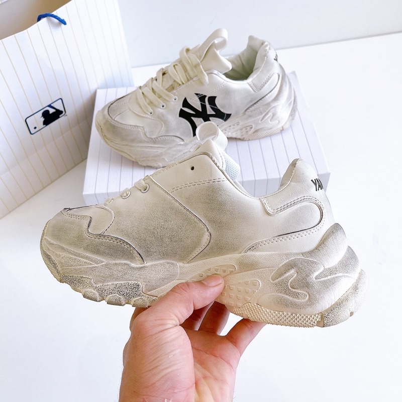 [Bản logo in 3D] Giày sneaker 𝗠𝗟𝗕 Tăng chiều cao 5cm - Bản Bẩn