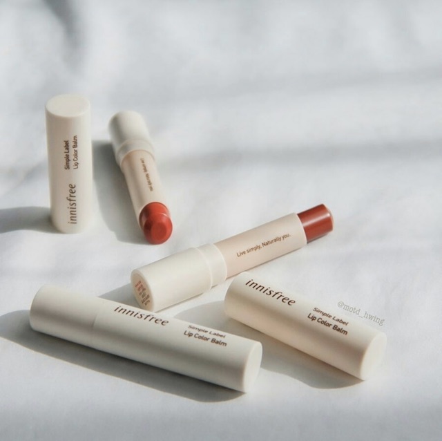 SON DƯỠNG CÓ MÀU INNISFREE SIMPLE LABEL LIP COLOR BALM | BigBuy360 - bigbuy360.vn