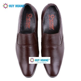 Giày nam tăng chiều cao Huy Hoàng màu nâu LS7717