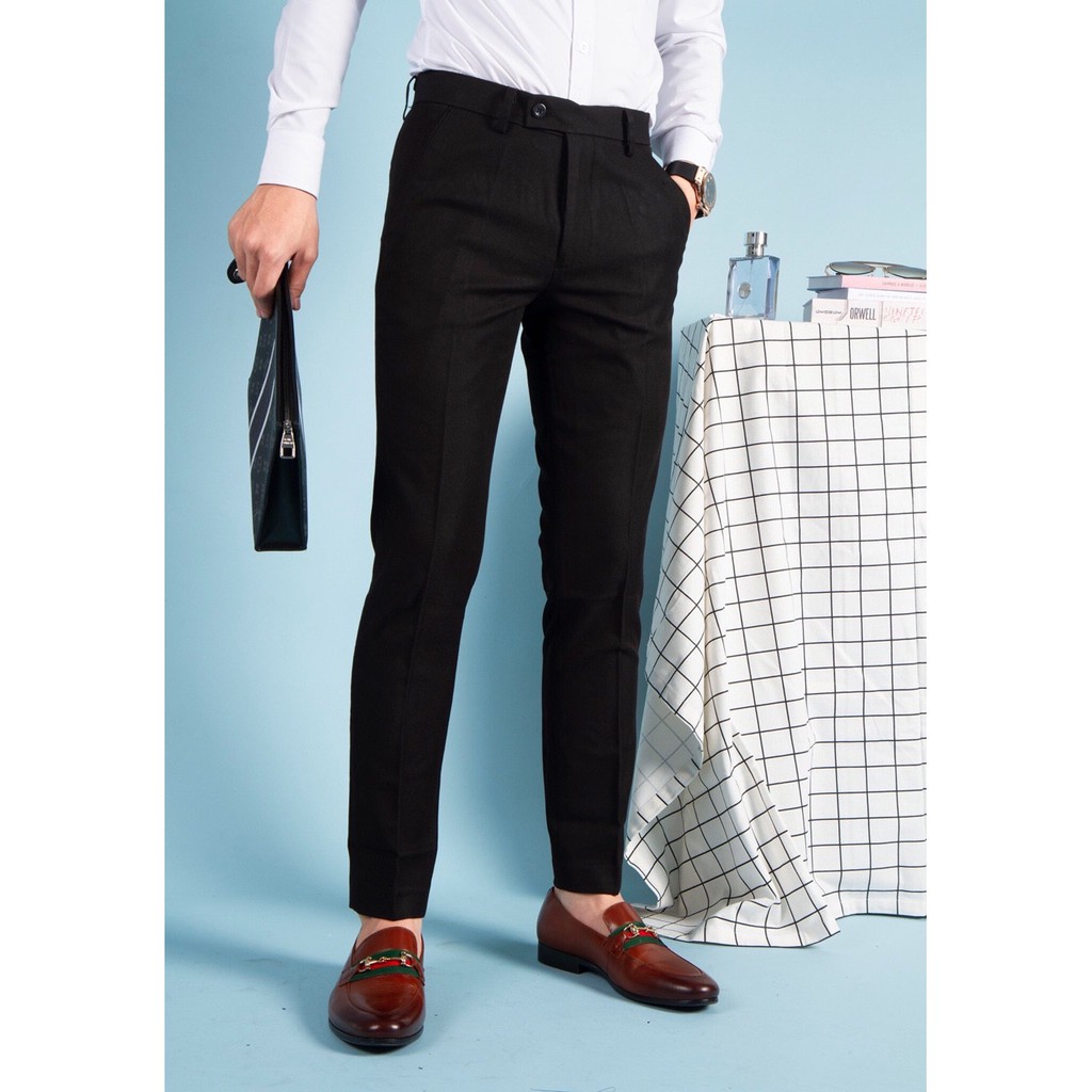 Quần Âu, Quần tây nam phong cách Hàn Quốc dáng slimfit co giãn nhẹ tốt đẹp rẻ | BigBuy360 - bigbuy360.vn