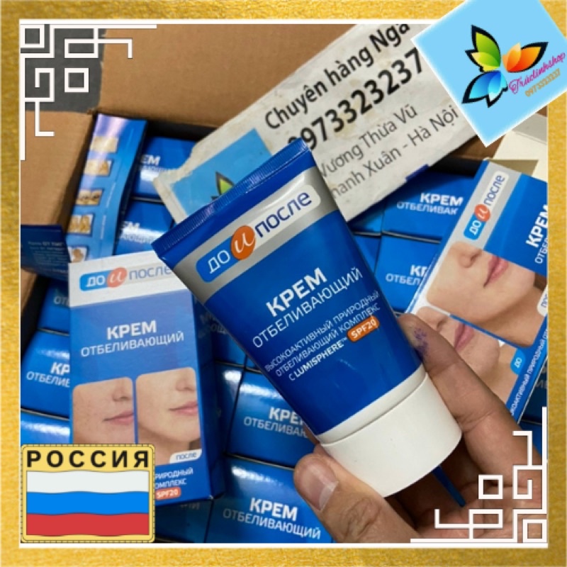 Kem nám tàn nhang xanh Kpem Nga 100ml date 11/24